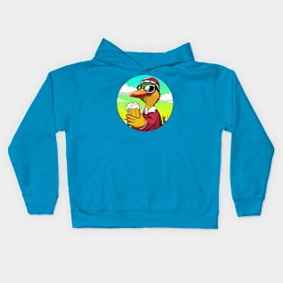 Beer Duck Kids Hoodie